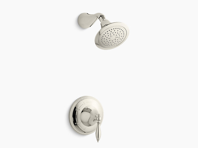 K Ts313 4m Finial Traditional Rite Temp Shower Valve Trim With